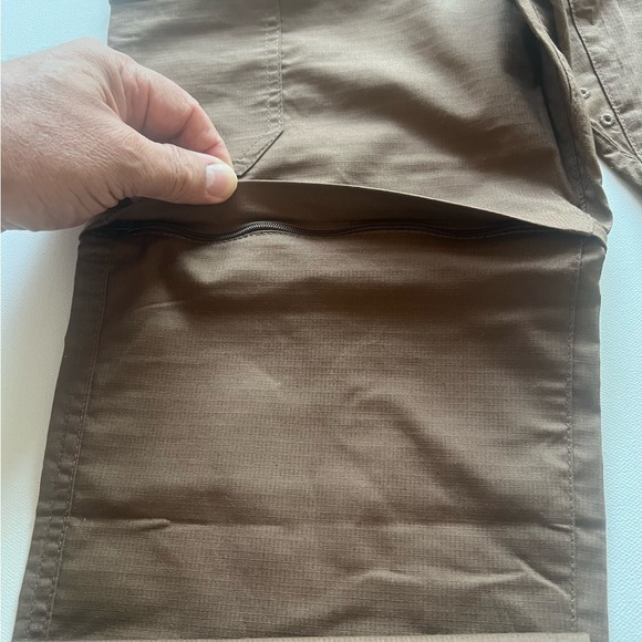 NWT PrAna Men's Double Peak Convertible Pant Fit 30x30 Antique Bronze MSRP $110 - Picture 5 of 11